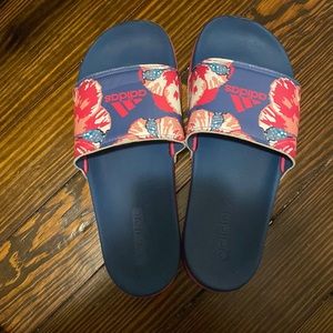Adidas Floral Slides